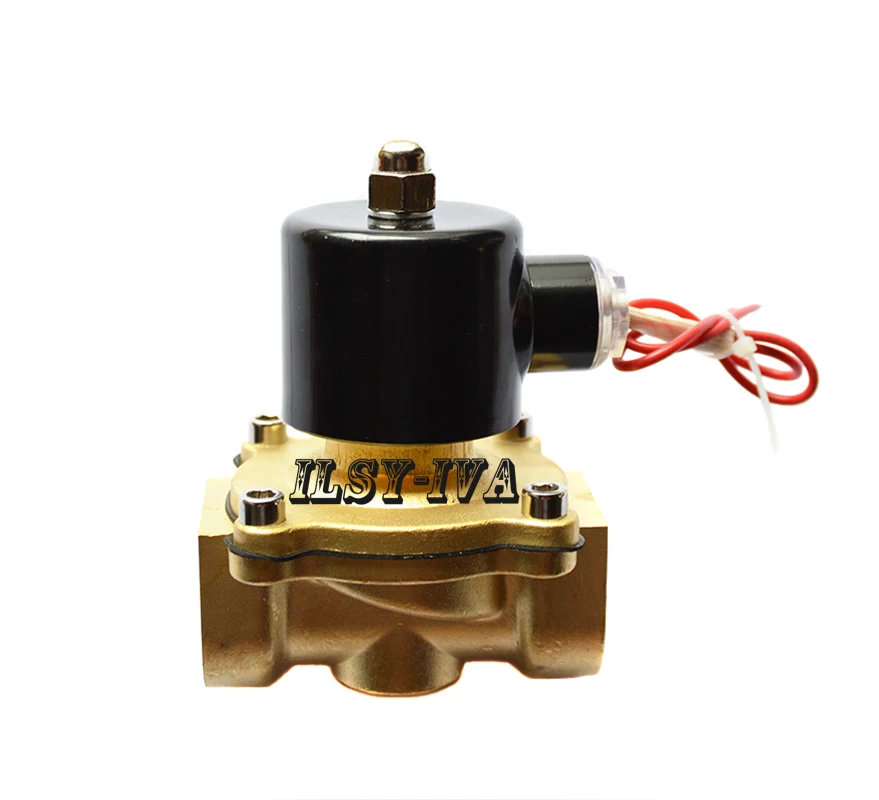 DN25 AC220V,AC380V two way brass  Normally closed solenoid valve