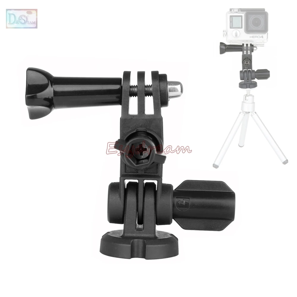 3-Way Tripod Mount Adapter Accessories for DJI Osmo Action & GoPro Hero 7 6 5 4 3 Hero4 Session Camera Frame Waterproof Case