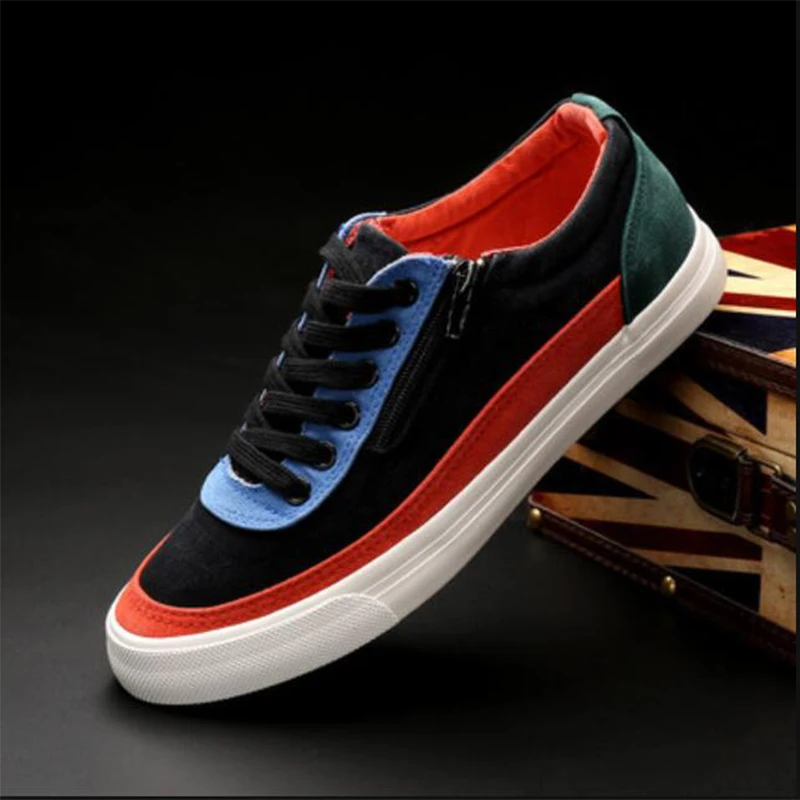 Trend New Design Canvas Skateboarding Shoes Leisure Men's Sneakers Comfortable Cloth Shoes Men Student School Sport Shoes