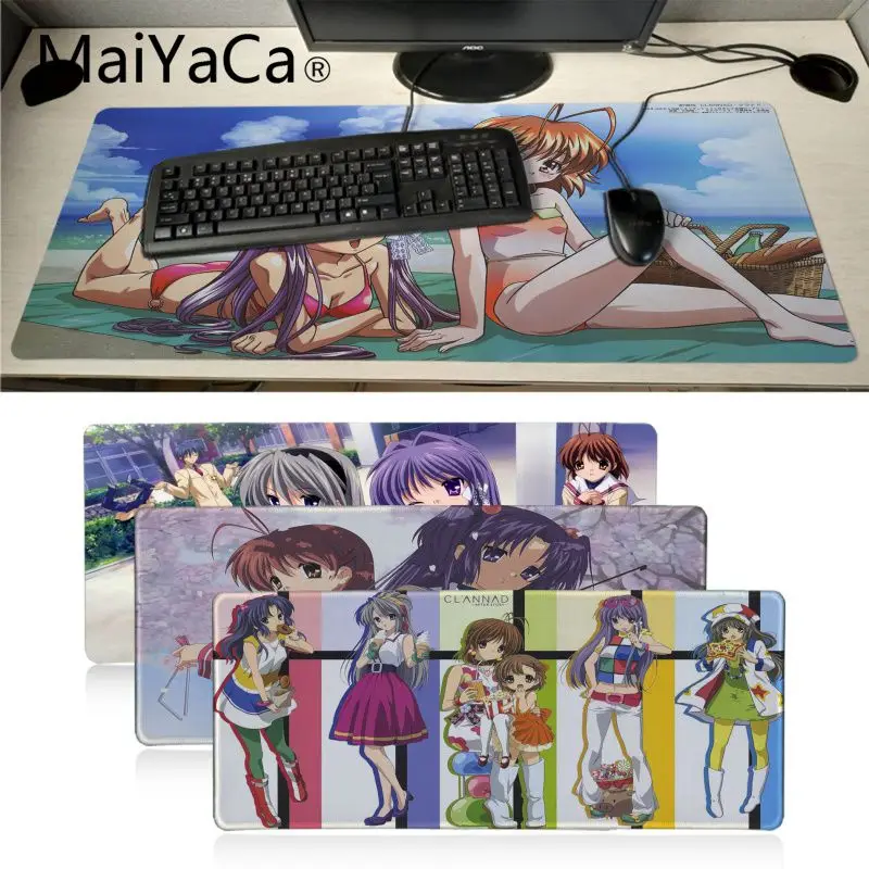 

Maiyaca Clannad Janpan anime girl Rubber Mouse Durable Desktop Mousepad anime Professional Gaming Mousepad Grande Keyboard Mat