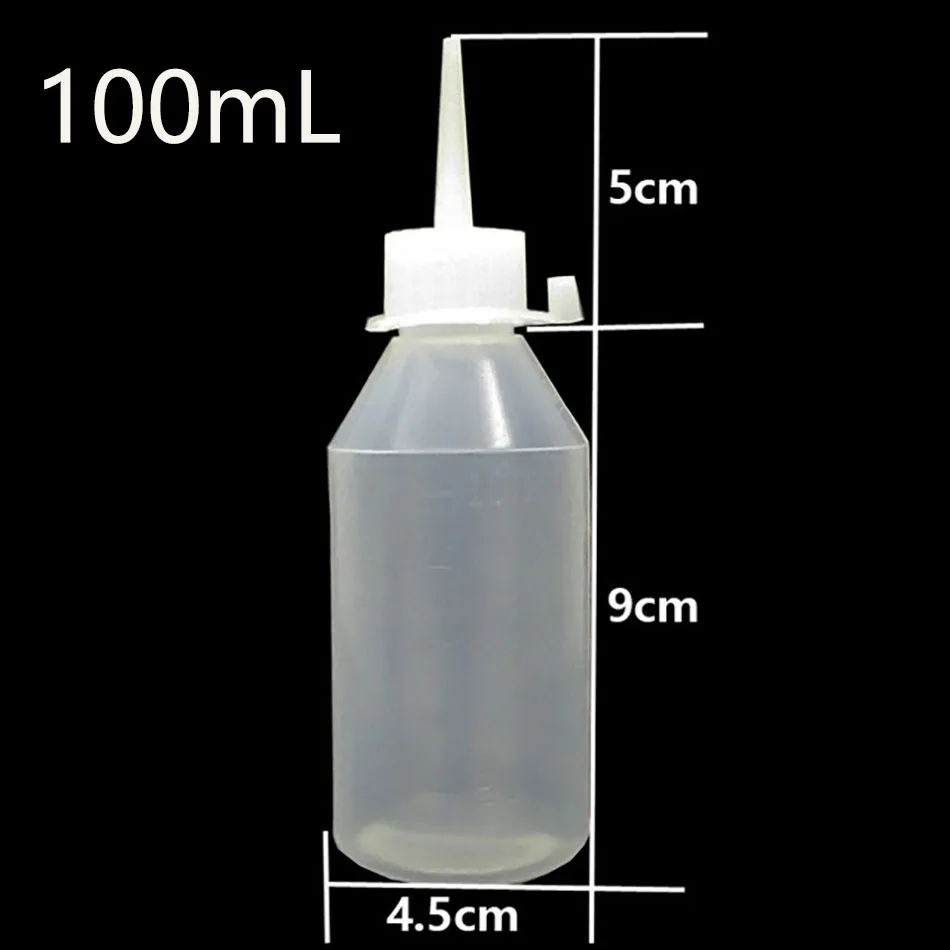 1Pcs 50Ml 100ML กาวกาวขวดกาวปลาย DIY Art Paper Quilling เครื่องมือหัตถกรรมรีเวย์ Precision ขวดเข็มขวด Applicator