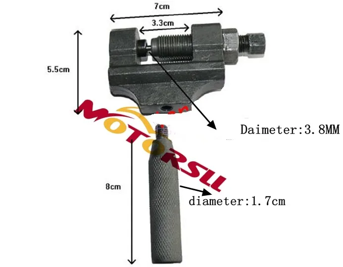 Chain Splitter Cutter Breaker Repair Tool 420 428428H 520 530 Mini Moto ATV Quad Scooter Dirt Pit Buggy Go Kart