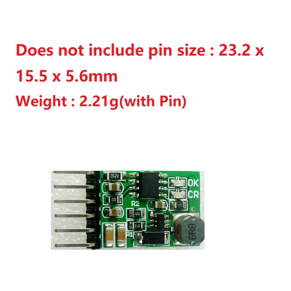 Imagem -02 - Converter Boost Module para Faça Você Mesmo Ups 18650 Bateria de Lítio Carregador e Descarregador Board 3.7v 4.2v 5v 6v 9v 12v dc 10 Pcs dc