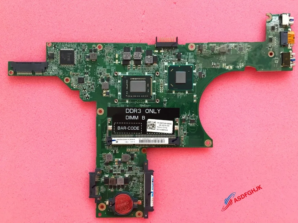 Original For Dell inspiron 14z N411z Laptop Motherboard with i5-2450M CPU 85MW9 085MW9  cn-085MW9 DA0R5MB8D2 100% TESED OK