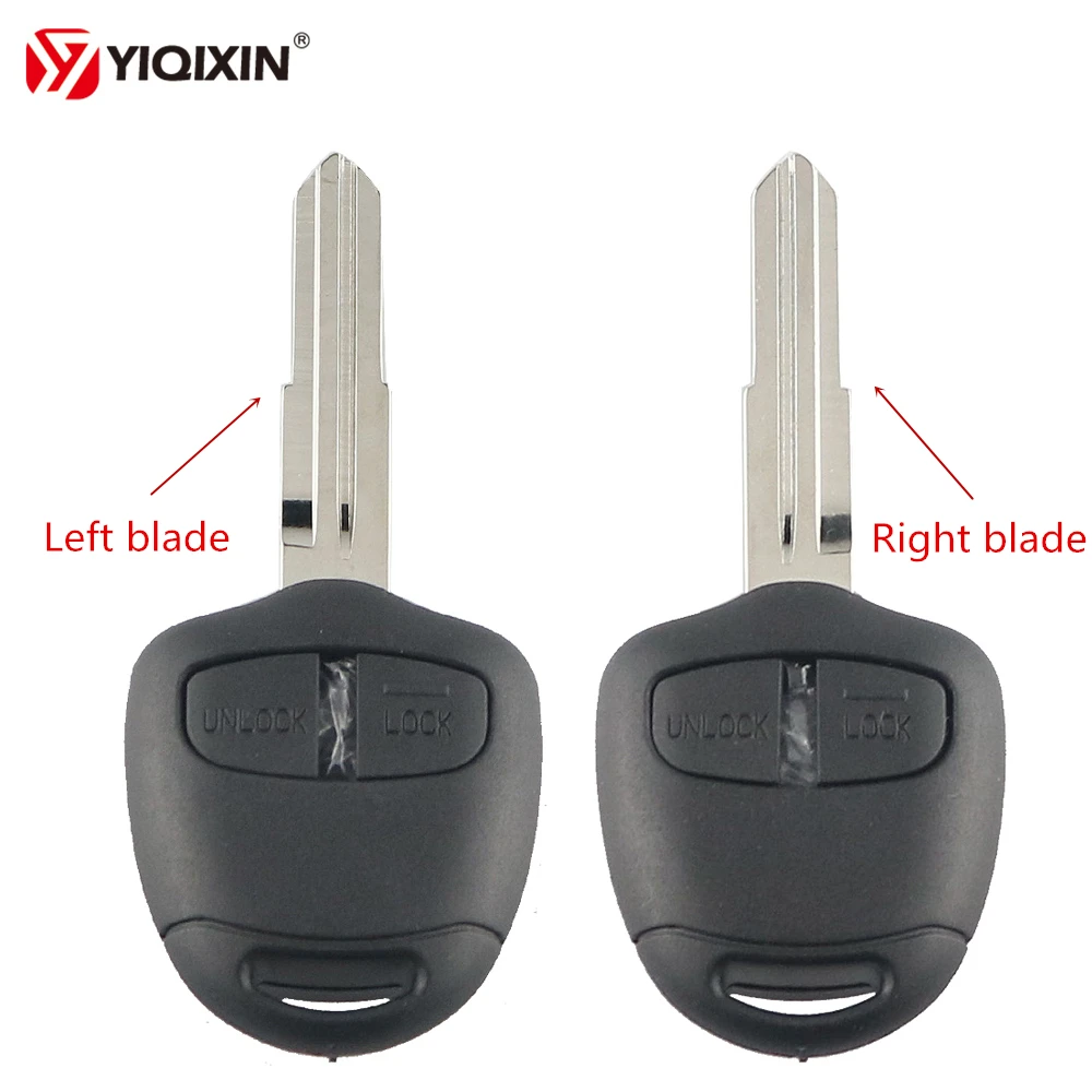 

YIQIXIN 2 Button Remote Car Key Shell Fob Case Cover For Mitsubishi Lancer Grandis Evolution Outlander Colt Mirage Left Or Right