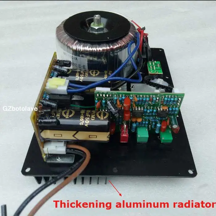 บอร์ดเครื่องขยายเสียงเครื่องขยายเสียงเบสบริสุทธิ์110V 220V 300W พลังสูง