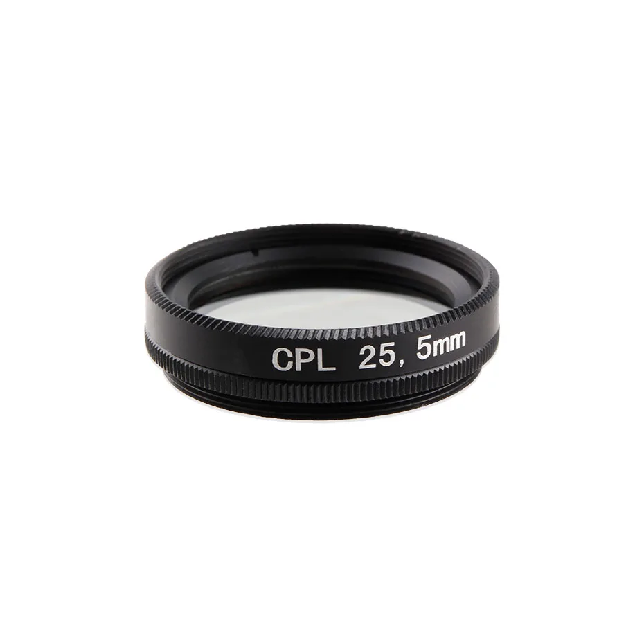 Filtro polarizzante PL 25 25.5 27 28 30 30.5 34 filtri per lenti da 35.5mm per accessori per fotocamere per microscopio per ispezione Video