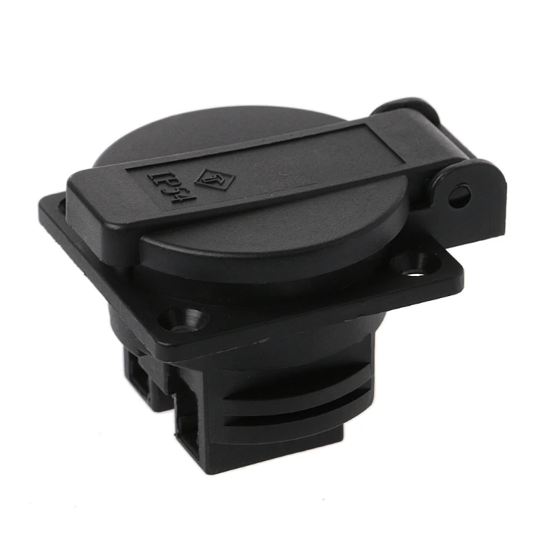 AC 250V 16A German Standard Power Outlet Single Plug Waterproof Wall Socket