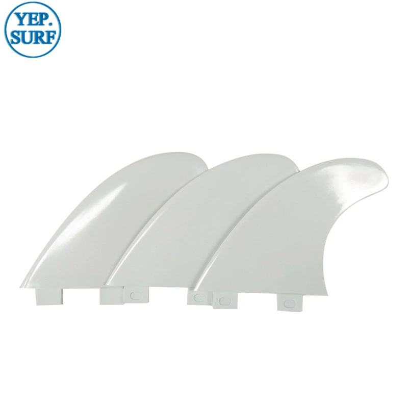 

Double Tabs Fins for Surfing, White Fin Surfboard Fins, M Surf