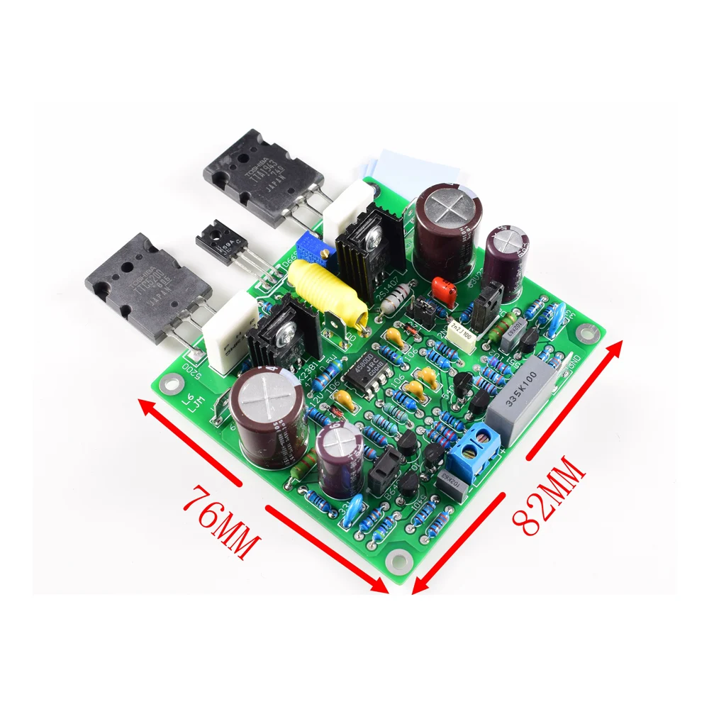 Placa amplificadora de potência modificada bikini diy e210