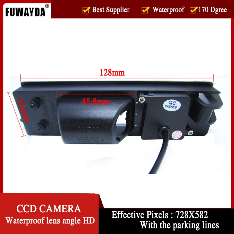 FUWAYDA Wireless Special Car Rear View Reverse Color CCD DVD GPS Navigation Kits CAMERA for TOYOTA RAV4 RAV-4 / Porte WATERPROOF