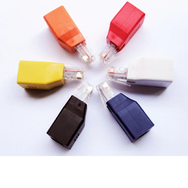 1:1 RJ45  CAT5E Network Ethernet Connector male to female Cable Adapter