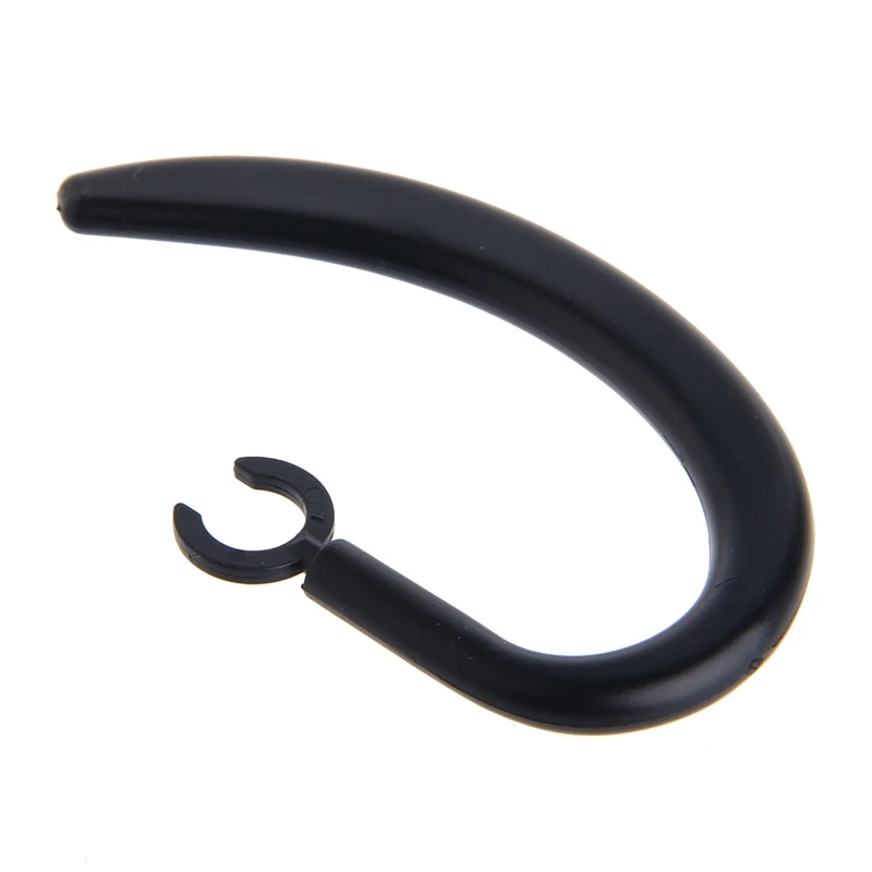 OOTDTY 1Pair 6mm 7mm 8mm 10mm Accessori per cuffie Auricolare wireless Gancio per l'orecchio in silicone Clip per l'orecchio Auricolare Gancio per l'orecchio Nero/Trasparente