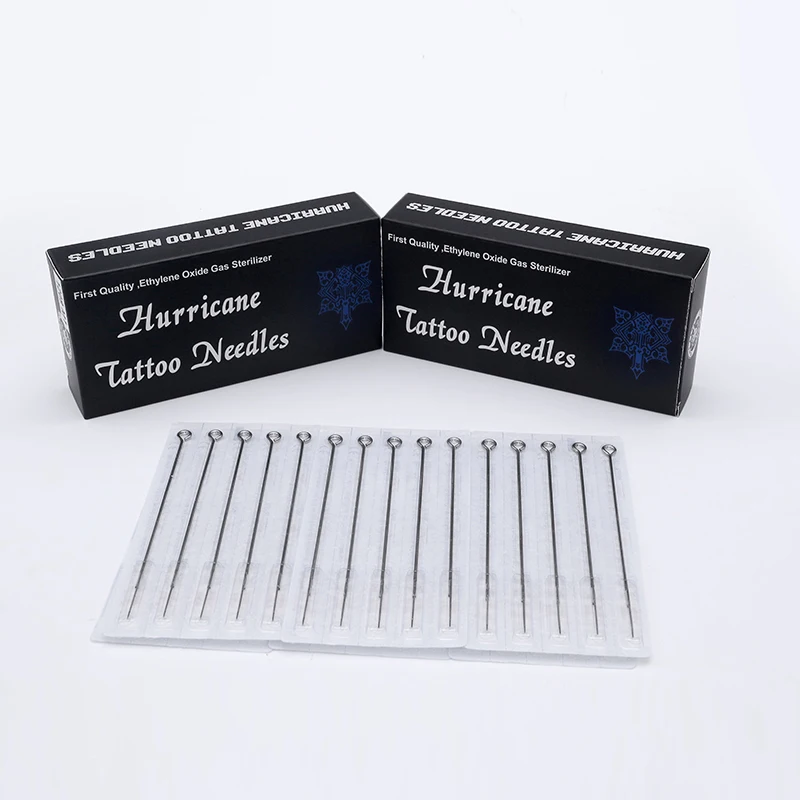 Disposable Sterile Tattoo Needles 1201RL tattoo needle 100pcs/lot free shipping stianless steel needles medical tattoo needle