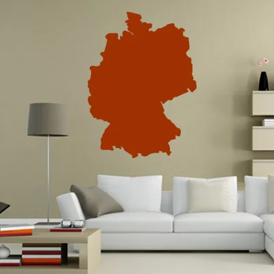 Germany map Globe Earth Country  wall vinyl sticker custom made home decoration fashion design