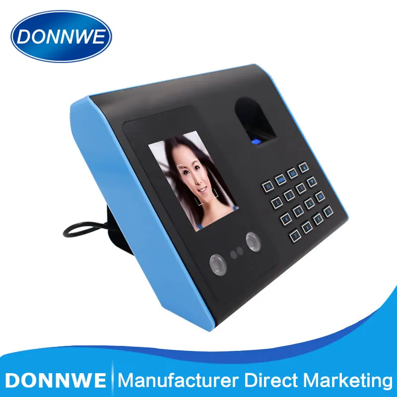 HOT SALE Donnwe FA01 Biometric Face facial Fingerprint Time Attendance System