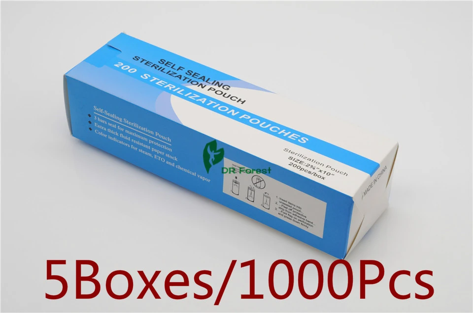 

High Quality SELF-SEALING STERILIZATION POUCHES Sterilization Size 70*260mm 1000Pcs