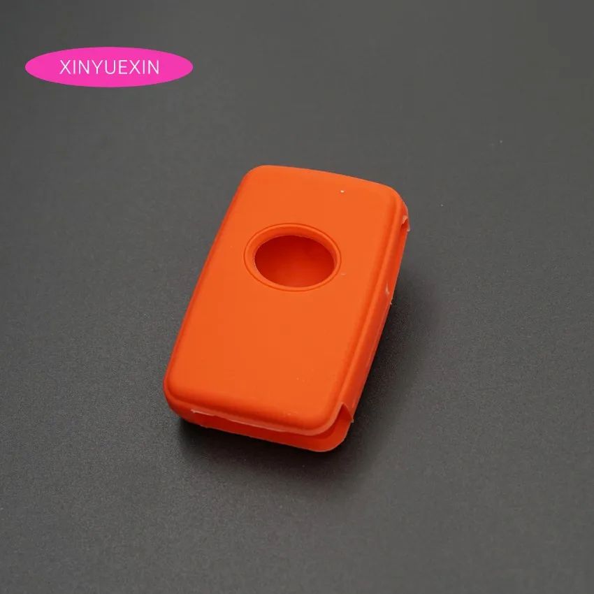 Xinyuexin Silicone Car Key Cover Fob Case For Toyota Corolla Yaris Mark Hilux Vitz Rav4 Aqua Camry Key Car-styling 5Buttons