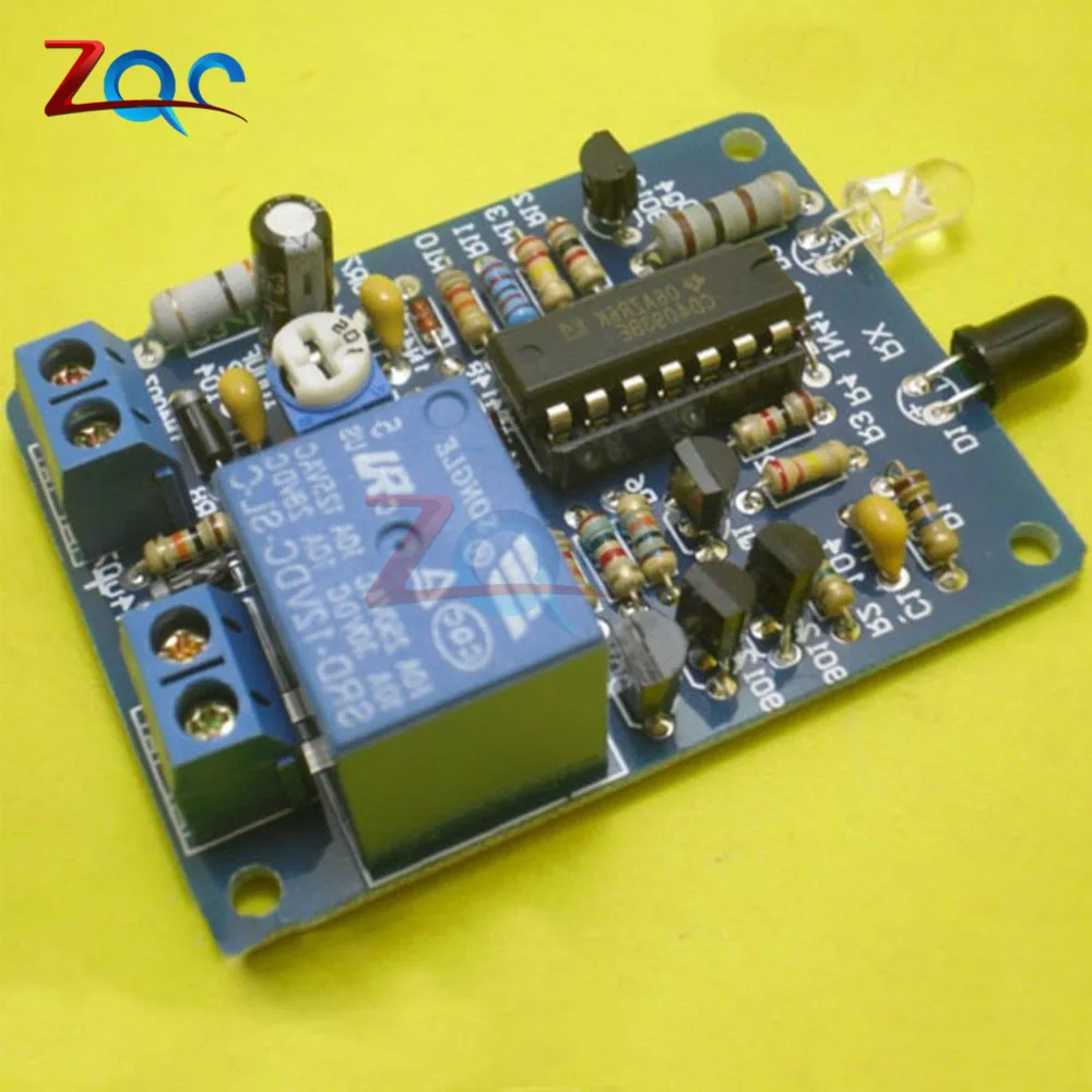 Adjustable Infrared Proximity DIY Kit Diode Control Switch Automatic Faucet Module Breadboard DIY Electronic Kit 10A/250V PCB