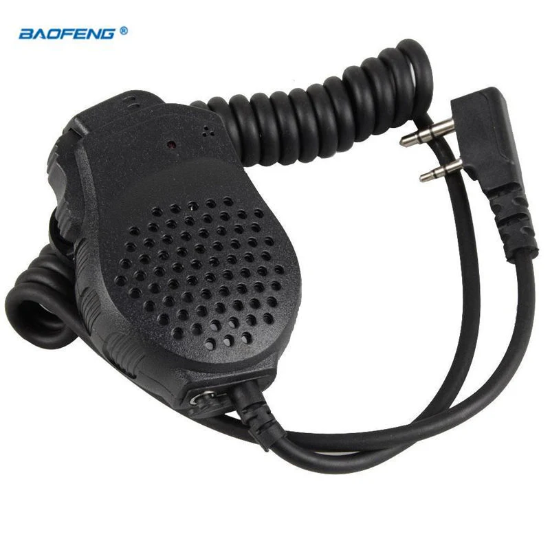 

Push-To-Talk Dual PTT Speaker Mic For kenwood mic Baofeng UV-82 uv 82 uv-5r radio Walkie Talkie speaker Microphone accessories