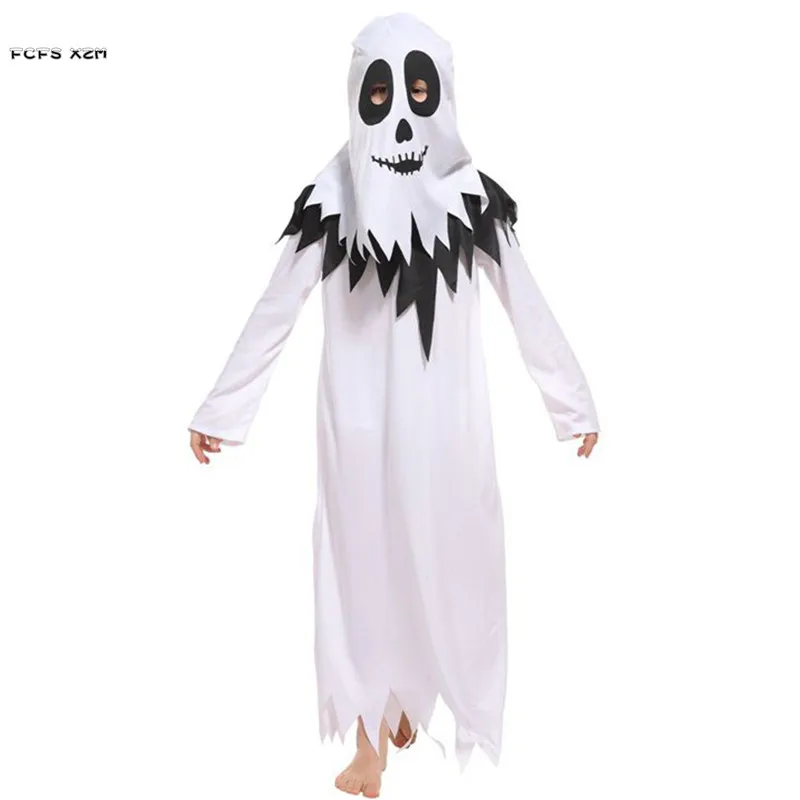 Children Boys Hell Devil Fiend Cosplay Kids Girls Halloween Ghost Scary Costume Carnival Purim Stage Play Masquerade Party Dress