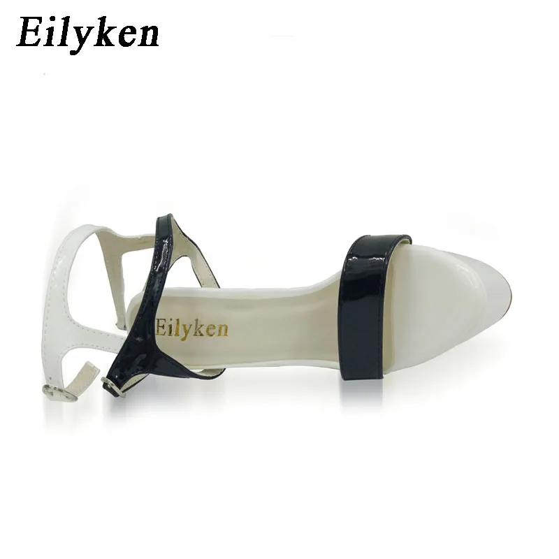 Eilyken Big Size 46 Summer Platform 17CM High Heels Women Sandals Sexy Style Open Toe Buckle Strap Red Wedding Nightclub Shoes