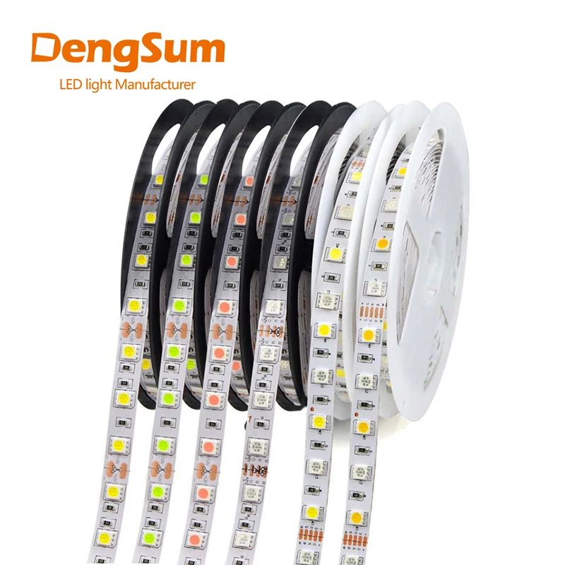 2835 LED Strips 5M 300Leds waterproof RGB Led Strip Light DC12V 60Leds/M Fiexble Light Led Ribbon Tape Home Decoration Lamp