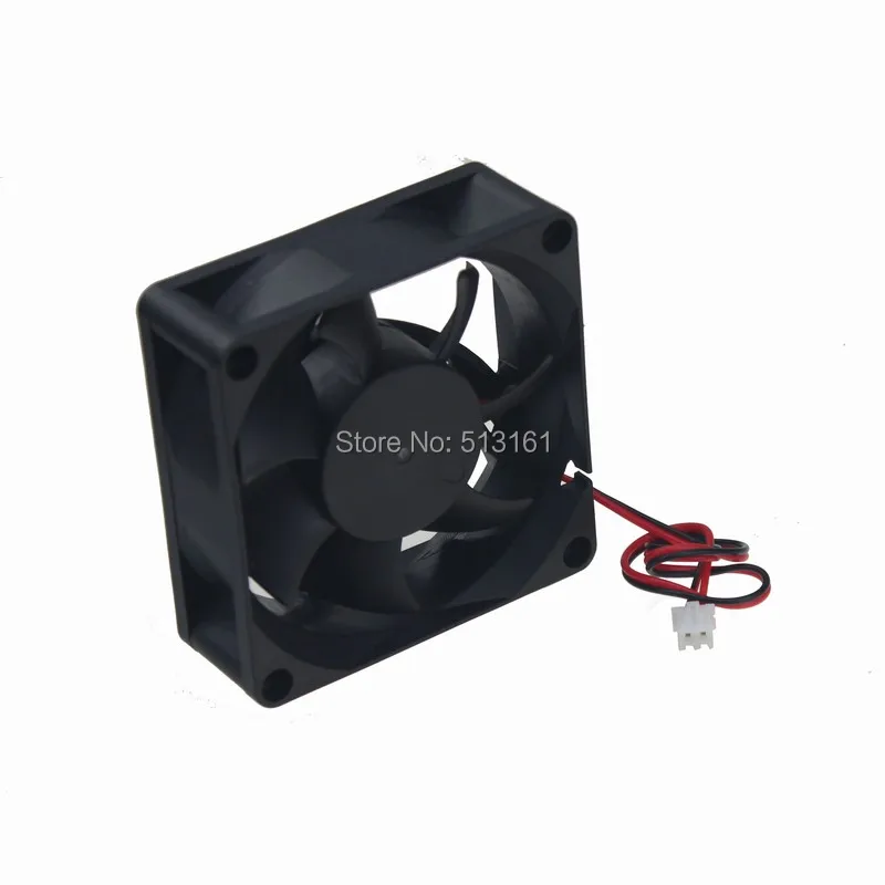 10 cái/lốc Gdstime 2Pin DC Không Chổi Than Cooler Fan 12 V 70x25 mét Cao Tốc Độ RPM