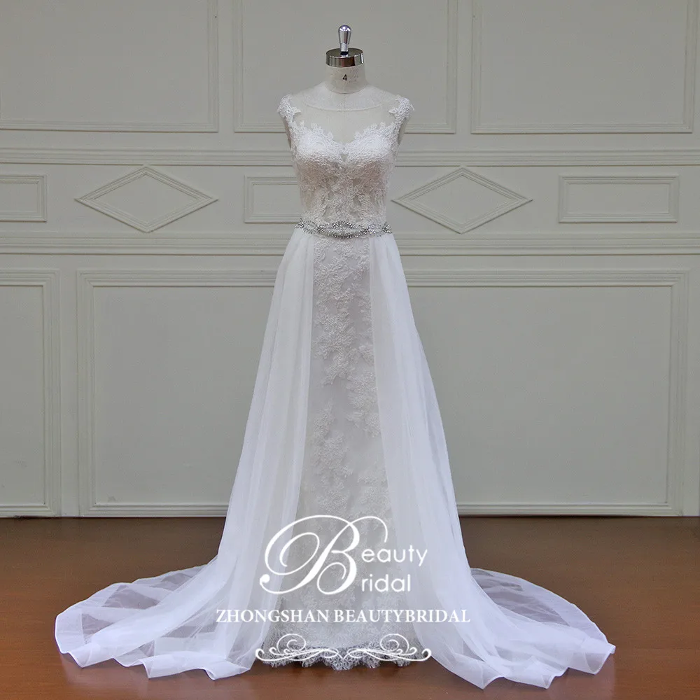 

Beautybridal Elegant Customed Made Vestidos De Novia Bridal Dresses Real Photo Wedding Dresses Lace Simple Wedding Gowns YE001