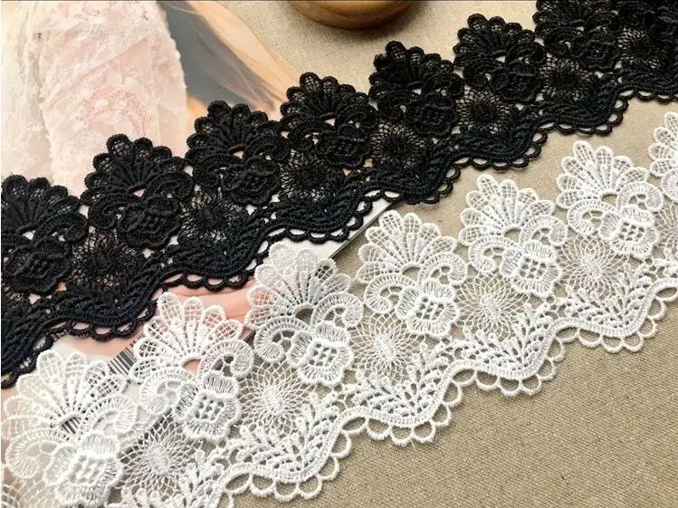 Wasserlöslicher Spitzenstoffbesatz, Hochzeitskleid-Accessoires, RS585 – Detail 5