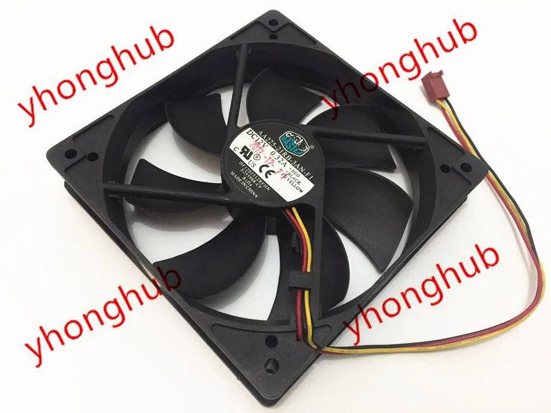 

Cooling Master AA225-21RB-3AN-F1 Server Cooling Fan DC 12V 0.32A 120x120x25mm 3-Wire