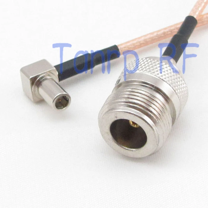 8in N female jack to MS147 male right angle RF adapter connector 20CM Pigtail coaxial jumper cable RG316 extension cord