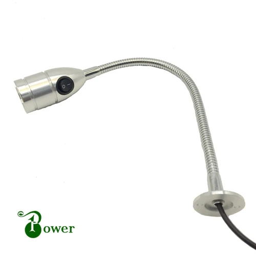 12V 24V 110V 220V 2W FLEXIBLE GOOSENECK LED WORK LIGHT