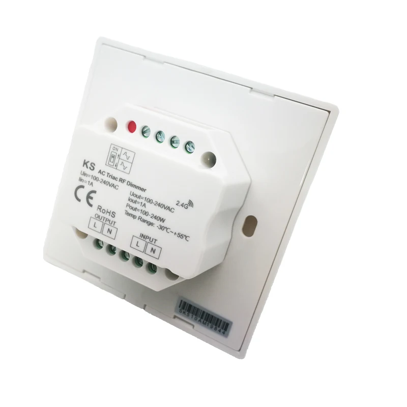 Imagem -06 - Triac Led Dimmer Botão Regulável Ligar e Desligar Interruptor Lâmpada de Luz Dimm 1a Saída Leading Edge Cut 220v 230v 110v Novo ac