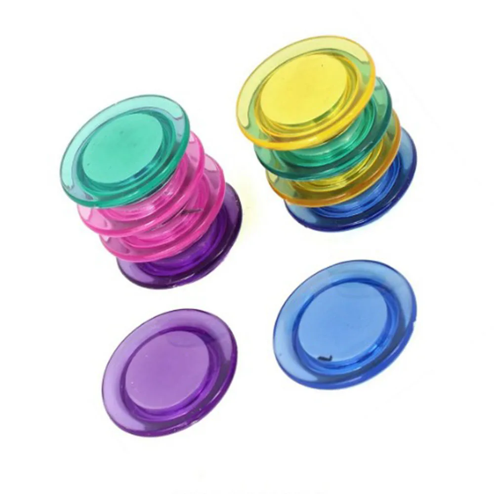 10pcs Home Office Whiteboard Fridge Magnetic Stickers Magnet Pin Button