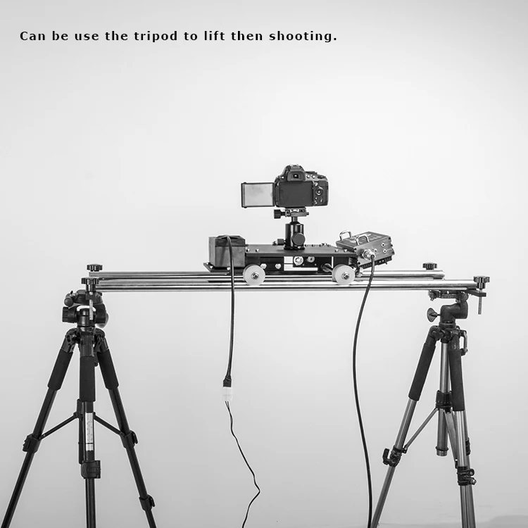 Twzz Time-lapse Photography Movie Track Frame-By-Frame Delayed Electronically Controlled Slide Rails Slider With Electric Car