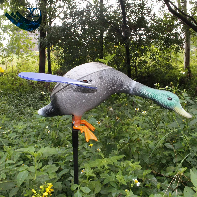 

Xilei-Plastic Duck Decoys with Magnet Spinning Wings, Factory Directly Sell, DC 6V, Remote Control, Hdpe Plastic Green Head, Who