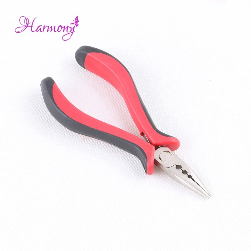 

1pcs Hair Extensions plier with 3 holes Professional Pliers Pulling Tool For Micro Rings Beads I tip hair extension