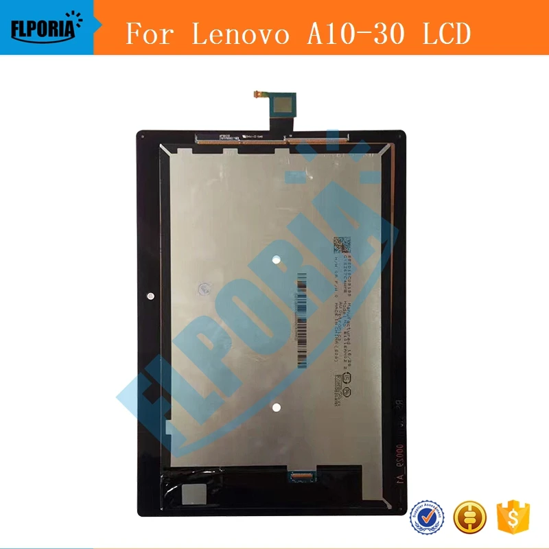 For Lenovo Tab 2 A10-30 YT3-X30 X30F TB2-X30F X30 A6500 LCD Display + Touch Screen Digitizer Glass Lens Assembly Tablet LCD