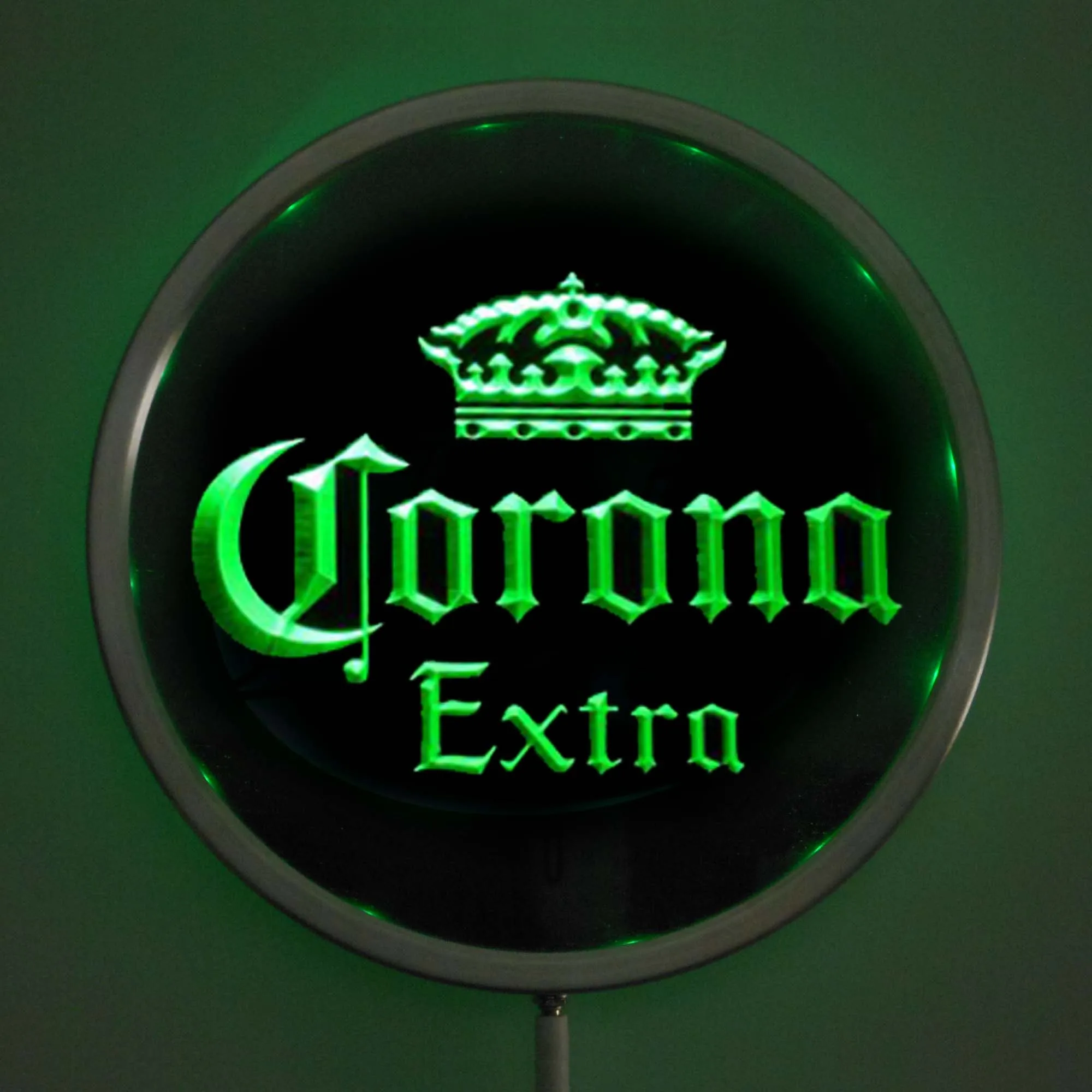 rs-a0013 Corona Extra Beer LED Neon Round Signs 25cm/ 10 Inch - Bar Sign with RGB Multi-Color Remote Wireless Control Function