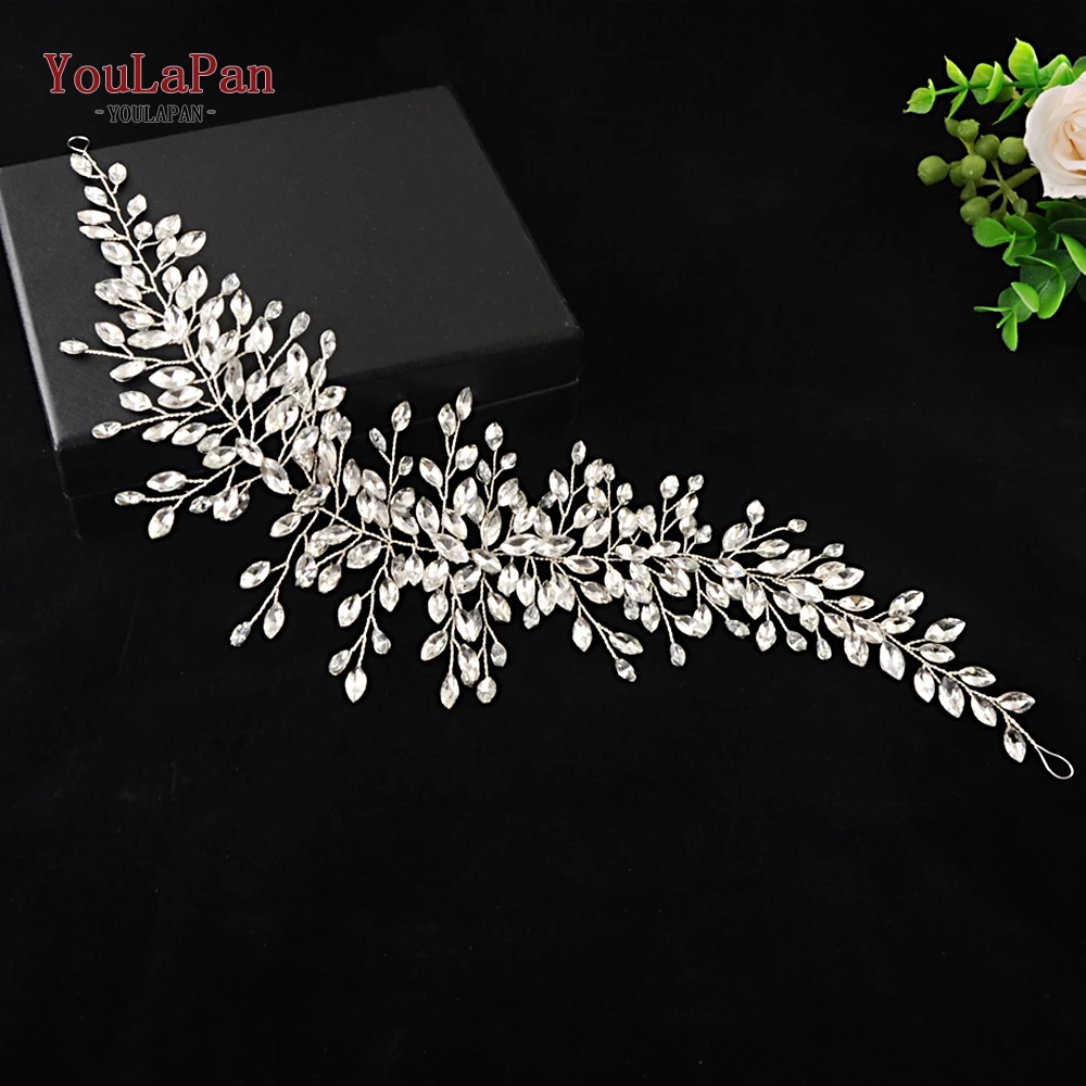 YouLaPan Sashes Woman Bling Crystal Belts for Bridal Rhinestone Wedding Sash Girlfriend Gifts Bride Dress Belt Accessories SH237