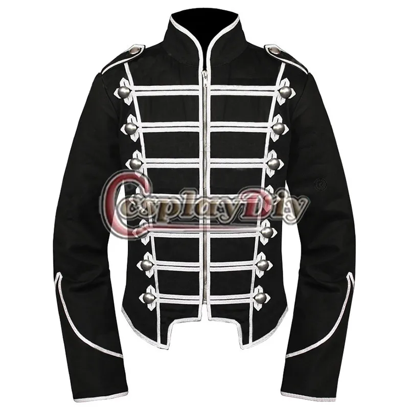 

2015 My Chemical Romance Military Jacket Emo Parade Halloween Cosplay Costume D0912