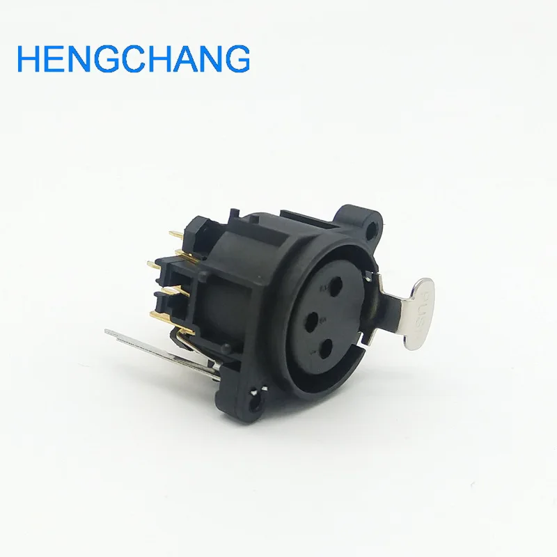 แชสซียึดแผงซ็อกเก็ตตัวเมีย XLR 3Pin 3Pin อะแดปเตอร์เชื่อมต่อ XLR