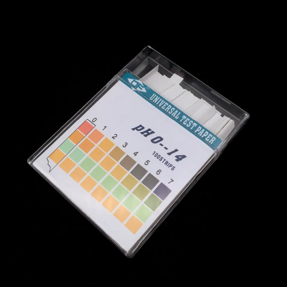 100Pcs 0-14 PH Test Strips Litmus Paper Universal Alkaline Acid Indicator Paper for Water Saliva Soil Aquariums PH Tester