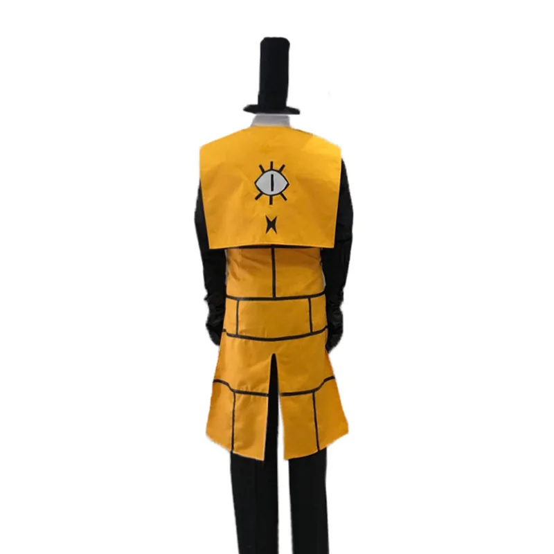 Anime! Bill Cipher Uniform Cosplay Costume Mystery Attack Outfit costume