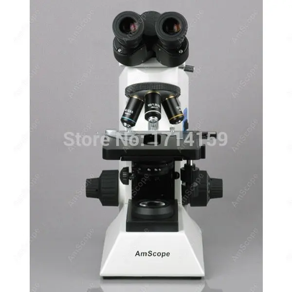 Laboratory Microscope-AmScope Supplies 40X-1600X Professional Darkfield Binocular Biological Microscope