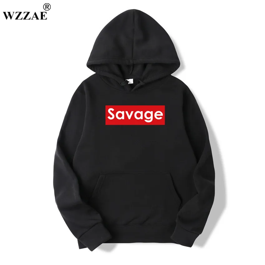 2023 New Savage Hoodie Streetwear Hip Hop Blue light grey dark grey black Hooded Hoody Mens Hoodies and Sweatshirts Size S-XXL