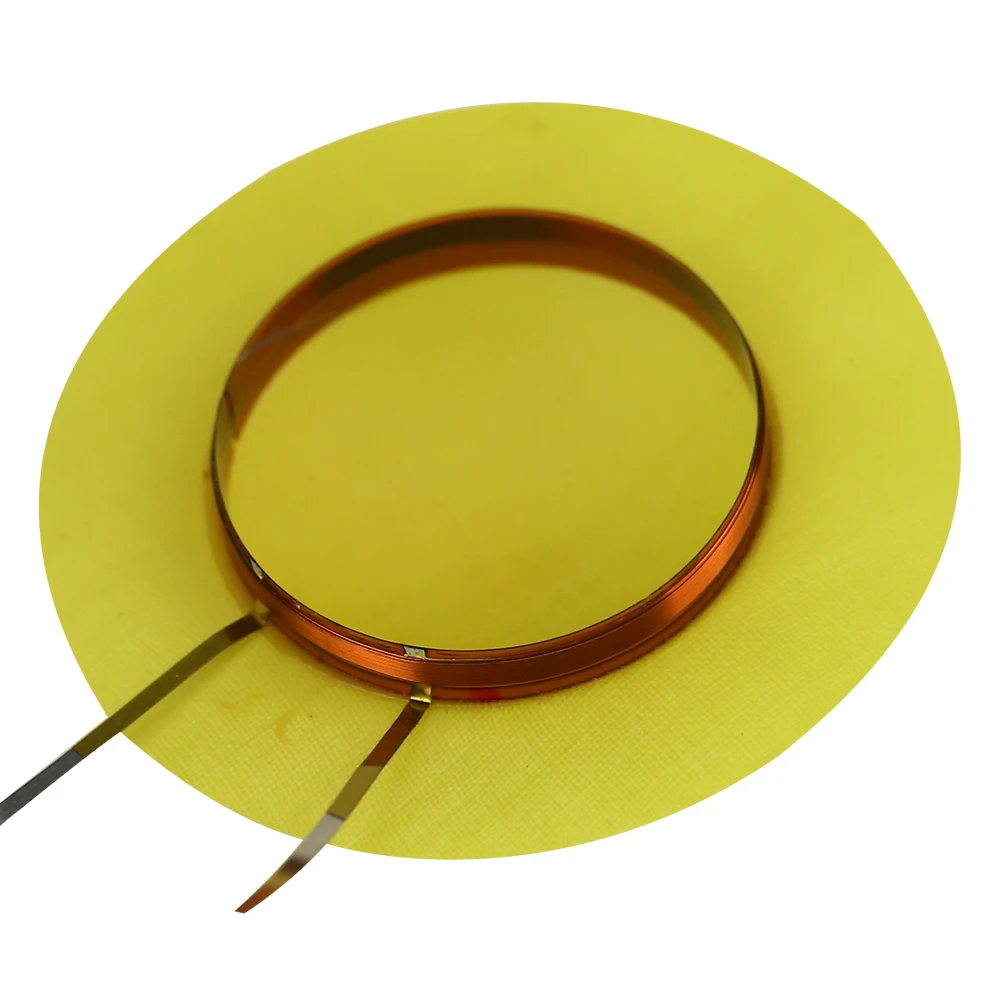 Universal Flat lead 25.4mm Horn Resin Diaphragm Tweeter Voice Coil Driver Head Speaker Repair High Power 4.1- 8OHM 30-80W 2PCS
