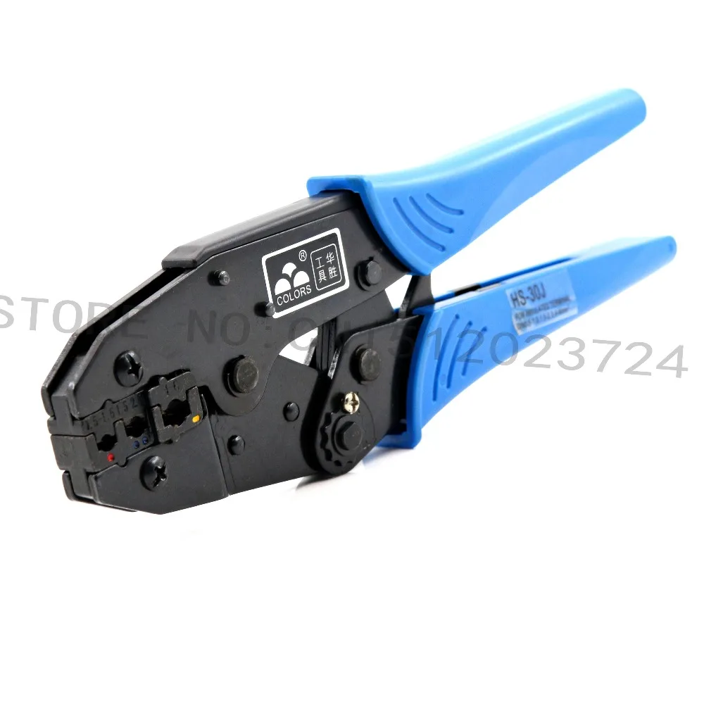 Line pressing pliers HS-30J sleeve pliers pipe wrench Automatic adjustmen Apply between 0.5-6 square millimeters