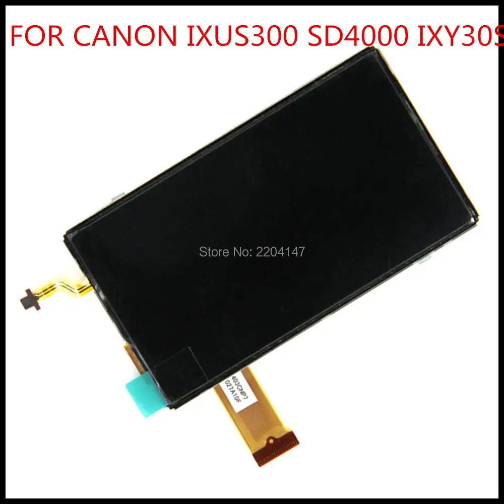 NEW LCD Display Screen for Canon IXUS300HS IXUS300 SD4000 IXY30S Digital Camera Repair Part With Backlight + Glass